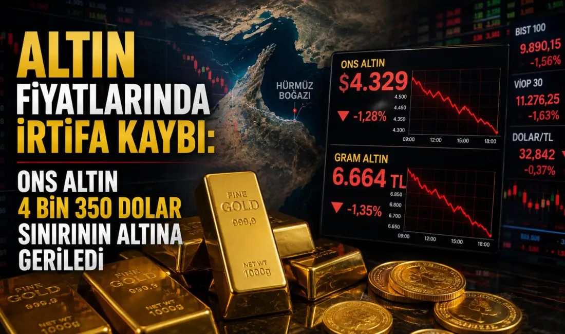 Haftanın son işlem gününde küresel altın piyasasında kâr realizasyonları ve