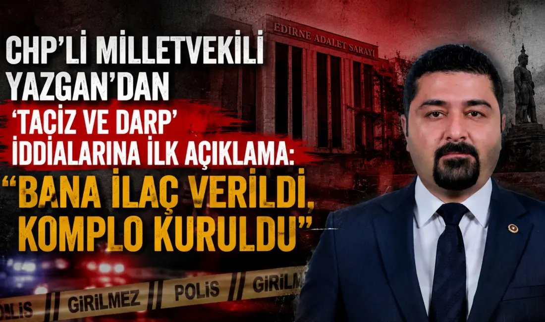 Edirne'de katıldığı bir doğum günü kutlamasının ardından gittiği evde cinsel