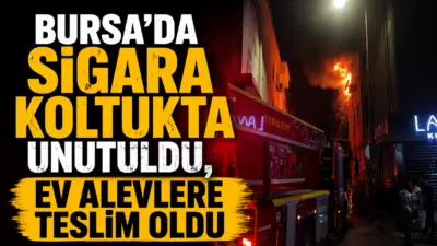 Bursa’da eşinin evi terk etmesi sebebiyle alkol alan genç adamın
