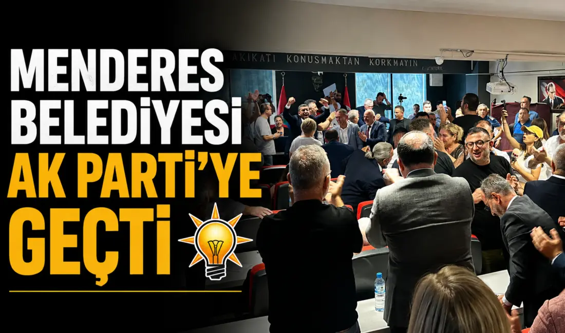 Tutuklanan Menderes Belediyesi Başkanı İlkay Çiçek’in İçişleri Bakanlığı tarafından görevden