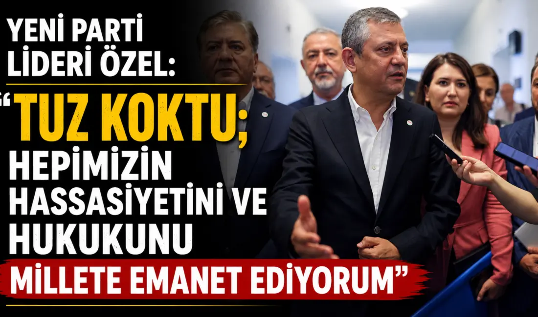 YENİ Parti Genel Başkanı Özgür Özel, İBB davası duruşmaları için