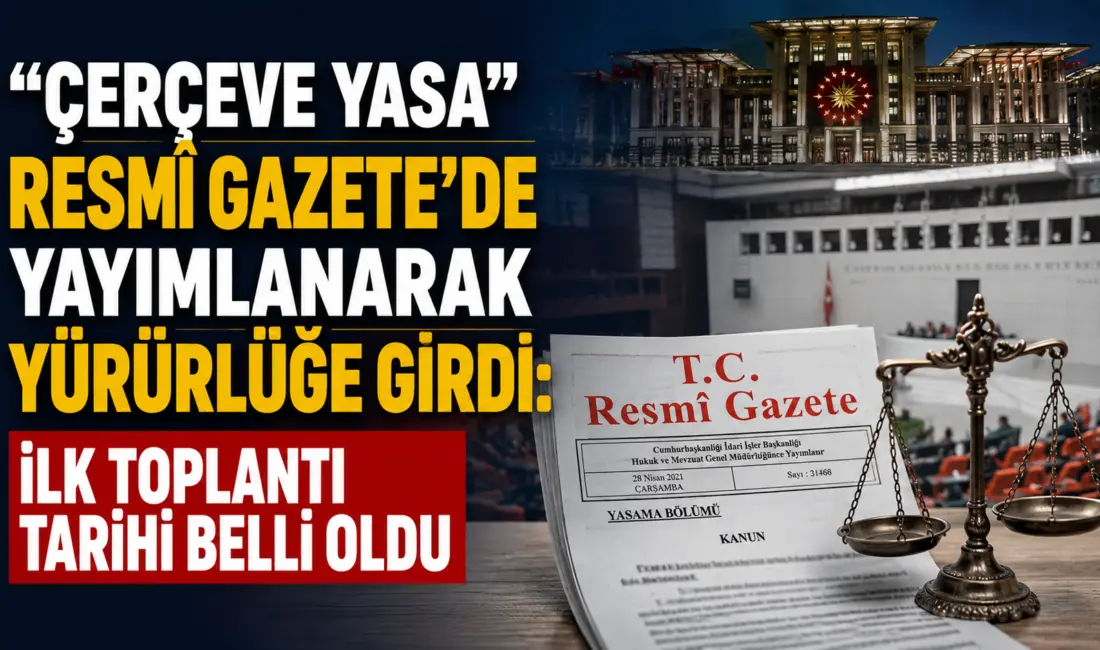 TBMM Genel Kurulu’nda 467 kabul oyuyla yasalaşan ve Cumhurbaşkanı Recep