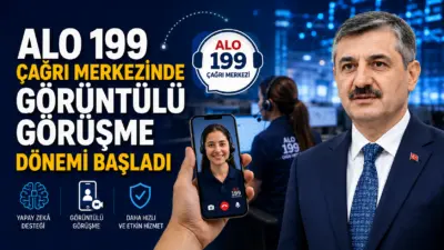 İçişleri Bakanı Mustafa Çiftçi, ALO 199 Çağrı Merkezi'ne yapay zekâ