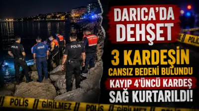 Kocaeli’nin Darıca ilçesinde sahilde bir süredir kendilerinden haber alınamayan 3