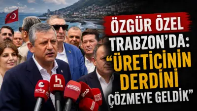 YENİ Parti Genel Başkanı Özgür Özel, Karadeniz turunun ilk durağı
