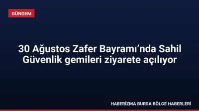 30 Ağustos Zafer Bayramı kutlamaları kapsamında 37 limanda Sahil Güvenlik