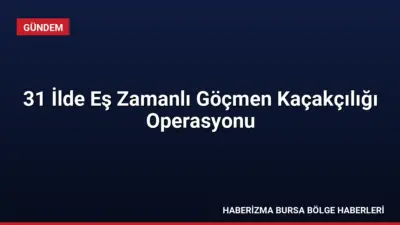 31 ilde düzenlenen operasyonlarda 33 göçmen kaçakçılığı organizatörü yakalandı, 21