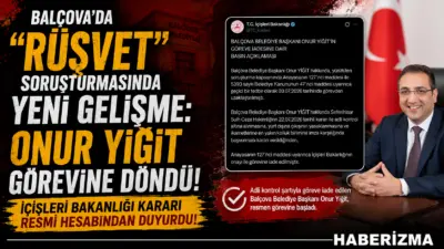 İçişleri Bakanlığı, “rüşvet” soruşturması kapsamında geçici olarak görevden uzaklaştırılan CHP’li