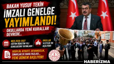 Milli Eğitim Bakanlığı, 2026-2027 eğitim öğretim yılında okullarda uygulanacak iş