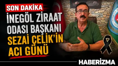 İnegöl Ziraat Odası Başkanı Sezai Çelik, kayınvalidesini kaybetmenin derin üzüntüsünü