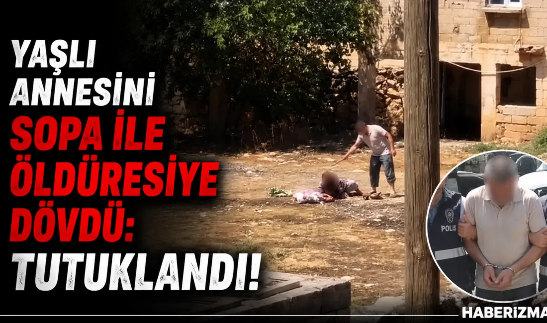 Şanlıurfa’nın Bozova ilçesinde 85 yaşındaki kadının oğlu tarafından sopa ile