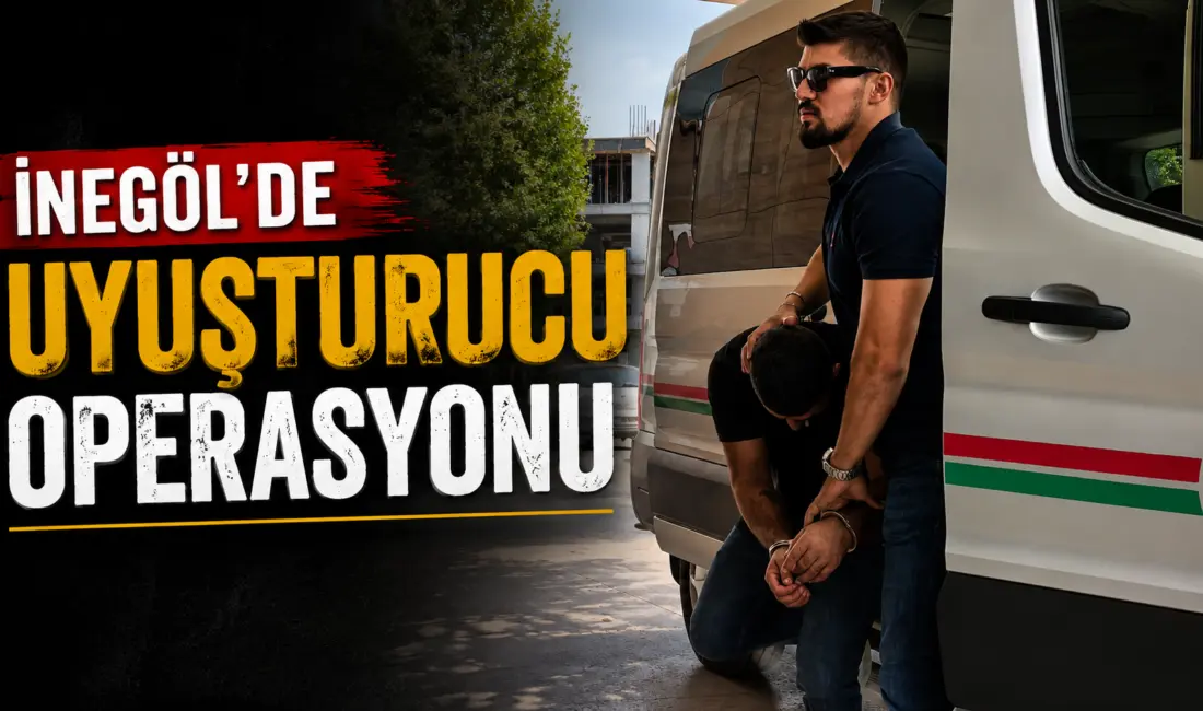 Bursa’nın İnegöl ilçesinde polis ekiplerinin düzenlediği uyuşturucu operasyonunda yaklaşık 50