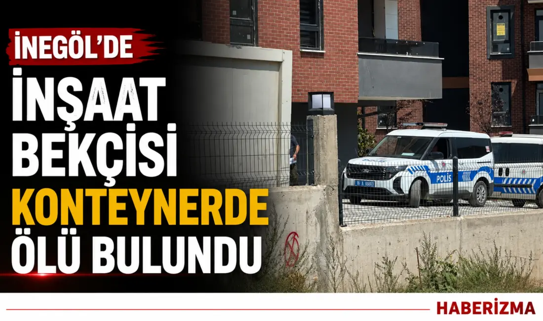 Bursa’nın İnegöl ilçesinde yapımı devam eden site inşaatında görev yapan