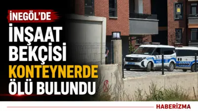 Bursa’nın İnegöl ilçesinde yapımı devam eden site inşaatında görev yapan