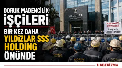 Eskişehir’in Mihalıççık ilçesinde bulunan Doruk Madencilik’te çalışan ve ödenmeyen maaşları