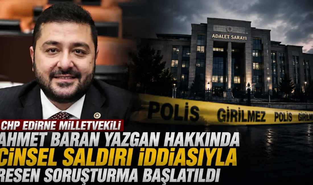 CHP Edirne Milletvekili Ahmet Baran Yazgan, katıldığı bir doğum günü