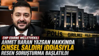 CHP Edirne Milletvekili Ahmet Baran Yazgan, katıldığı bir doğum günü