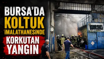 Bursa’nın Osmangazi ilçesinde faaliyet gösteren bir koltuk imalathanesinde meydana gelen