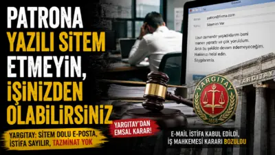 Yönetici olarak çalıştığı şirketin patronuna, ‘manen yıprandım, yoruldum’ diye sitem