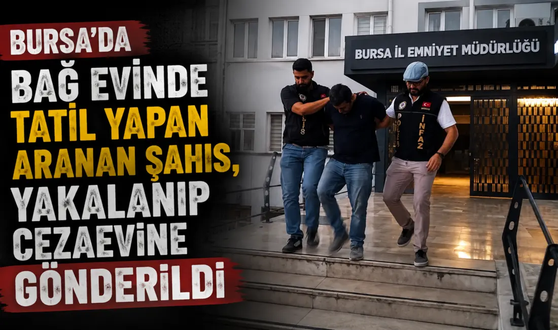 Bursa’da hakkında hırsızlık suçundan 9 yıl 7 ay kesinleşmiş hapis
