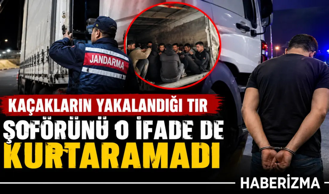 Uluslararası taşımacılıkta Türkiye merkezli faaliyet gösteren lojistik şirketine ait tırda