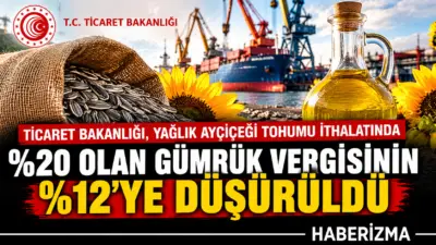 Ticaret Bakanlığı, yağlık ayçiçeği tohumu ithalatında %20 olan gümrük vergisinin