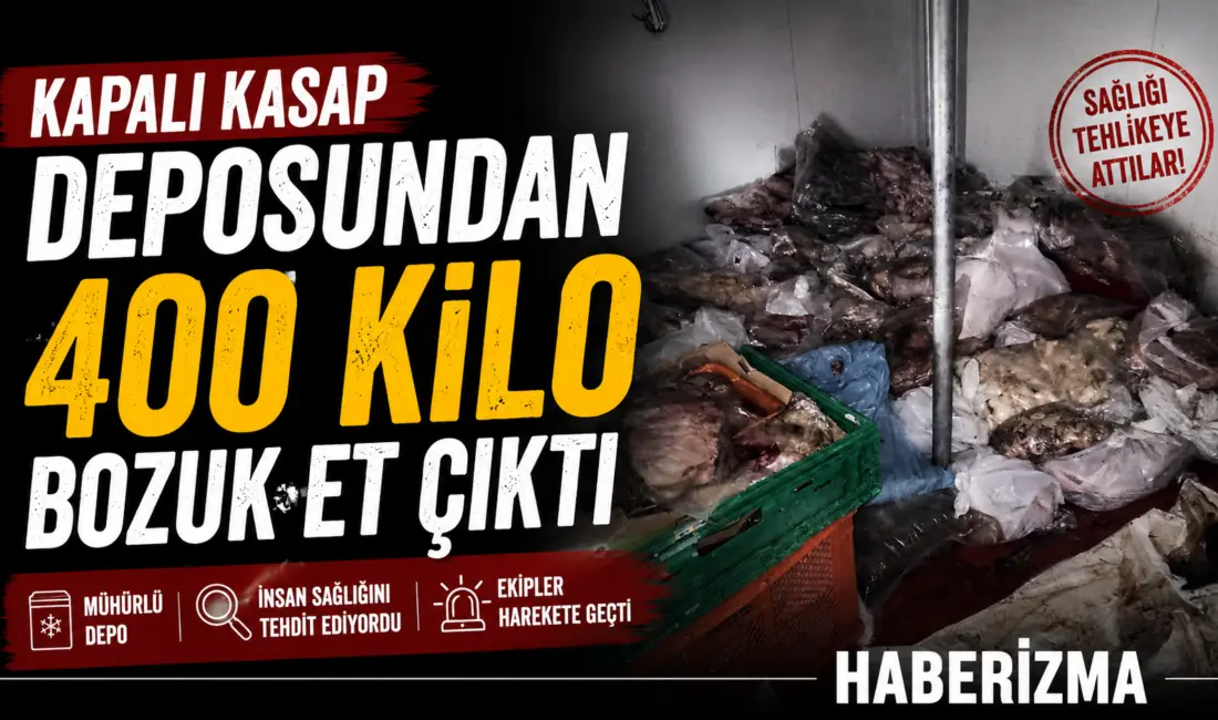 Muğla’nın Bodrum ilçesinde kötü koku ihbarı üzerine harekete geçen zabıta