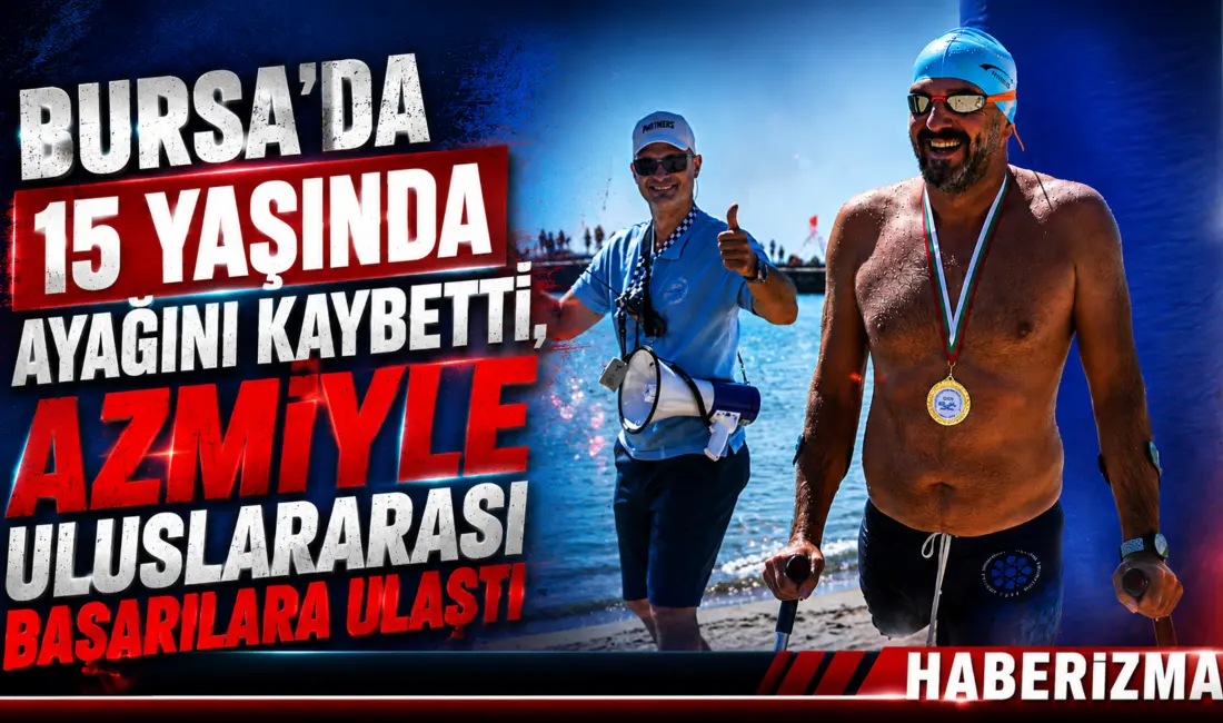 Geçirdiği trafik kazasında 15 yaşında ayağını kaybeden Ömer Kalay, hayata