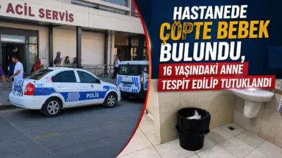 Mersin’in Erdemli ilçesindeki devlet hastanesi tuvaletinde dünyaya gelen ve çöpe
