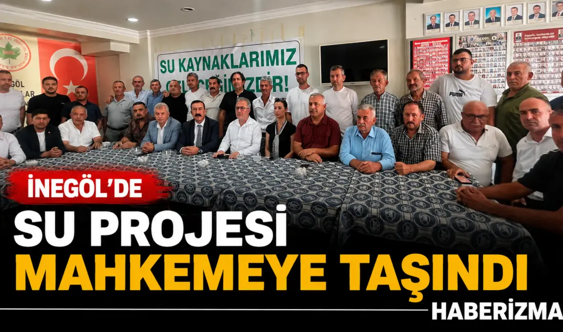 Bursa'nın İnegöl ilçesindeki Paşaçayırı Yaylası'nda hayata geçirilmek istenen ticari su