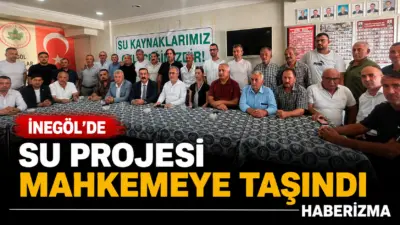 Bursa'nın İnegöl ilçesindeki Paşaçayırı Yaylası'nda hayata geçirilmek istenen ticari su