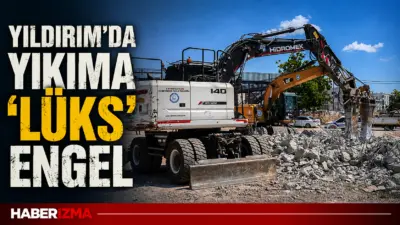 Yıldırım Belediyesi’nin daha önce de yıkım kararı verdiği alanda, mülk