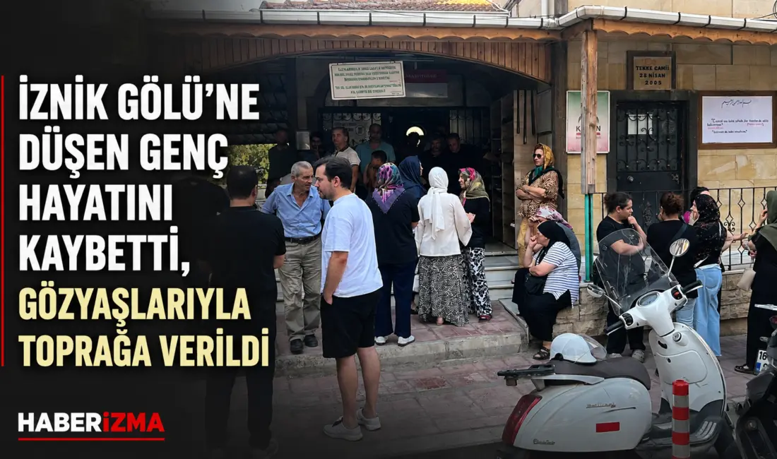 Bursa’nın Orhangazi ilçesinde İznik Gölü kıyısında dengesini kaybederek göle düşen