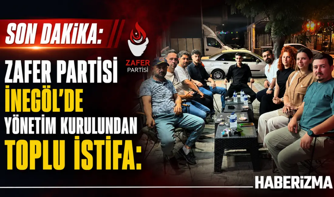 Zafer Partisi İnegöl İlçe Başkanlığı’nda dikkat çekici bir gelişme yaşandı.