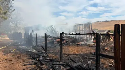 ABD’nin Nevada eyaletinde devam eden orman yangınında 32 ev küle