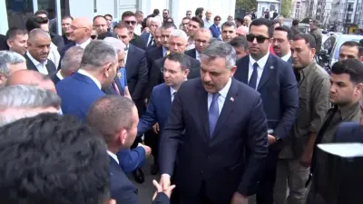 Adalet Bakanı Akın Gürlek ile İçişleri Bakanı Mustafa Çiftçi, bir