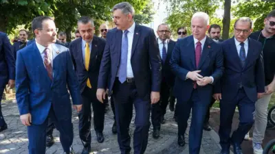Adalet Bakanı Akın Gürlek, Büyükçekmece Cumhuriyet Başsavcısı Ömer Karakaya ile