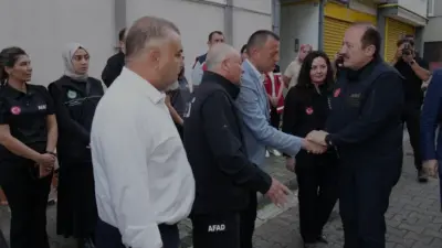 AFAD Başkanı Vali Ali Hamza Pehlivan, Giresun'daki selde yaşamını yitiren