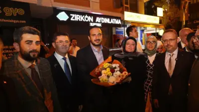 AK Parti’ye katılan belediye başkanlarını ilçelerinde ziyaret eden AK Parti
