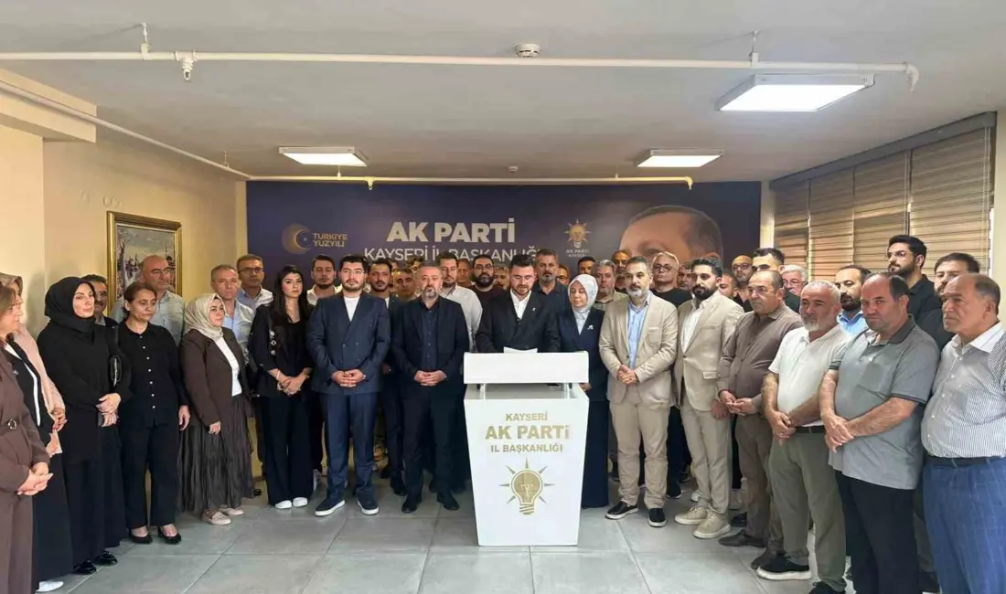 AK Parti Kayseri İl Başkanı Hüseyin Okandan, AK Parti’nin kuruluşunun