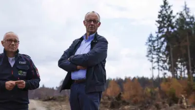 Almanya Başbakanı Friedrich Merz, Hürtgenwald bölgesinde çıkan ve 2 gün