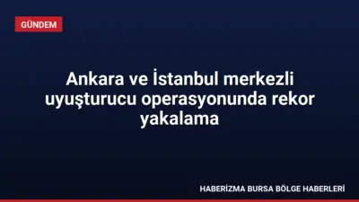 Ankara'da kargo merkezinde 109 kilo 300 gram eroin ele geçirildi.