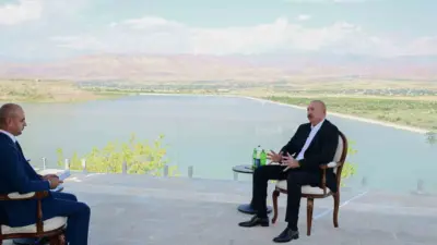 Azerbaycan Cumhurbaşkanı İlham Aliyev, Nahçıvan’a Ermenistan toprakları üzerinden elektrik hatlarının