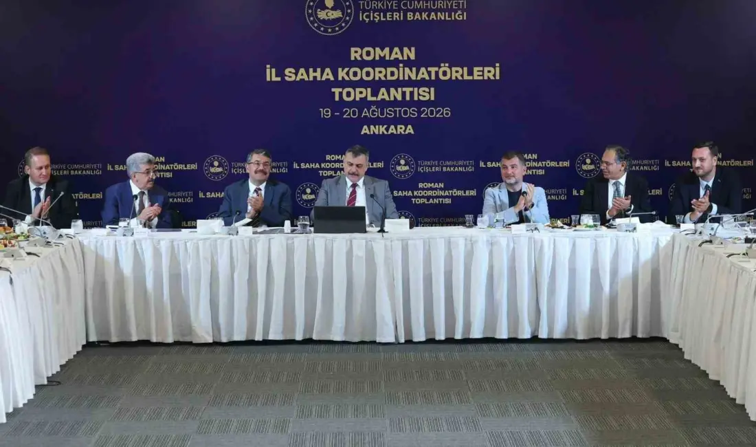 İçişleri Bakanı Mustafa Çiftçi, Kızılcahamam’da düzenlenen Roman İl Saha Koordinatörleri