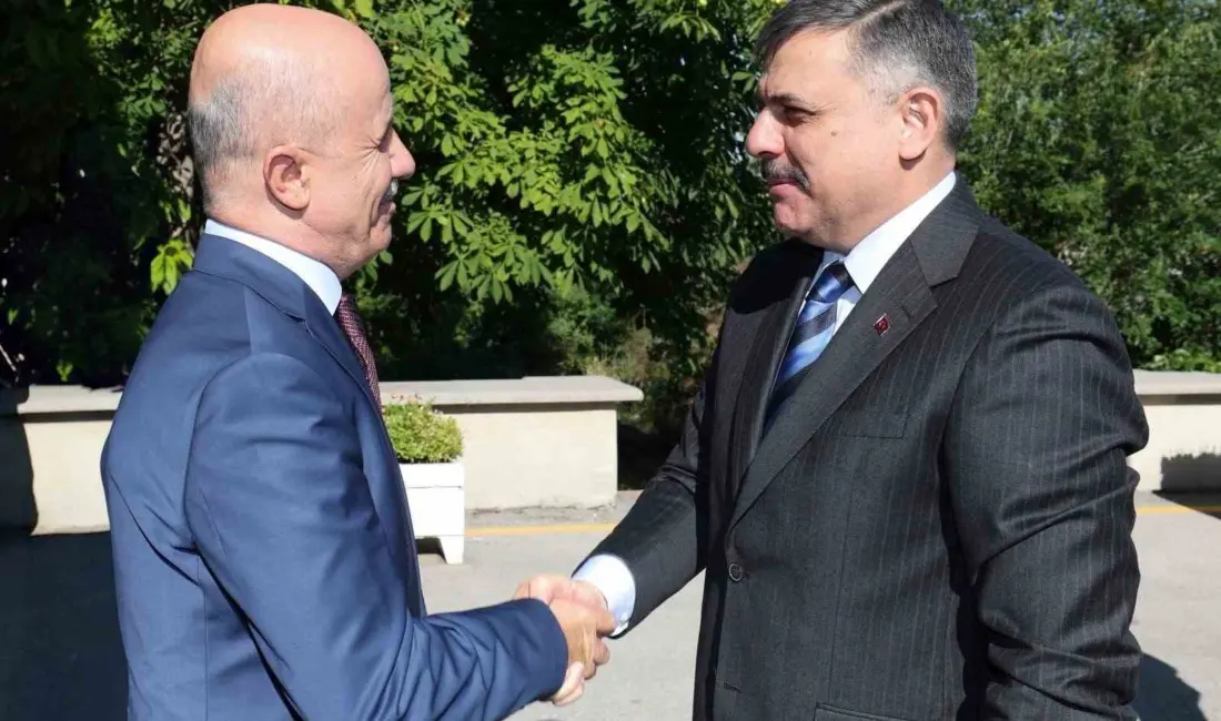 İçişleri Bakanı Mustafa Çiftçi, Yükseköğretim Kurulu (YÖK) Başkanı Erol Özvar’ı