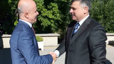 İçişleri Bakanı Mustafa Çiftçi, Yükseköğretim Kurulu (YÖK) Başkanı Erol Özvar’ı