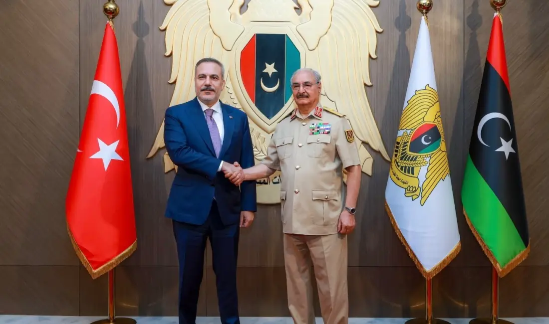 Dışişleri Bakanı Hakan Fidan, Bingazi’de Libya Ulusal Ordusu Genel Komutanı