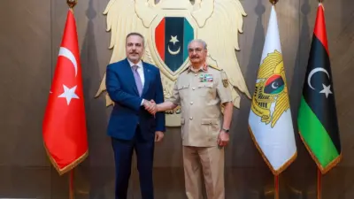 Dışişleri Bakanı Hakan Fidan, Bingazi’de Libya Ulusal Ordusu Genel Komutanı