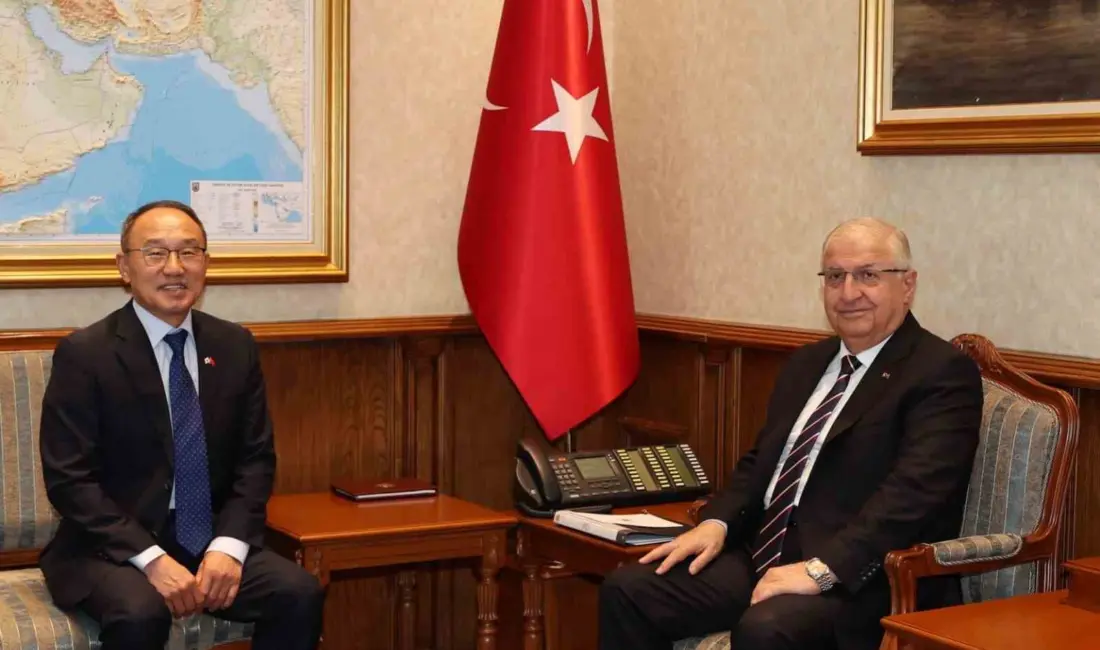 Millî Savunma Bakanı Yaşar Güler, Güney Kore’nin Ankara Büyükelçisi Sukjong