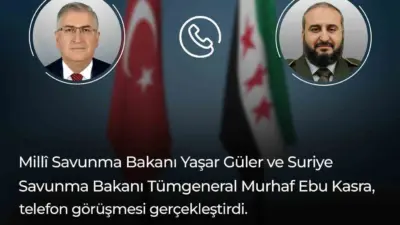 Milli Savunma Bakanı Yaşar Güler ve Suriye Savunma Bakanı Tümgeneral